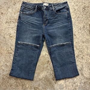 DRIFTWOOD Dark Blue Ankle Jeans 31x29 NWOT Audrey